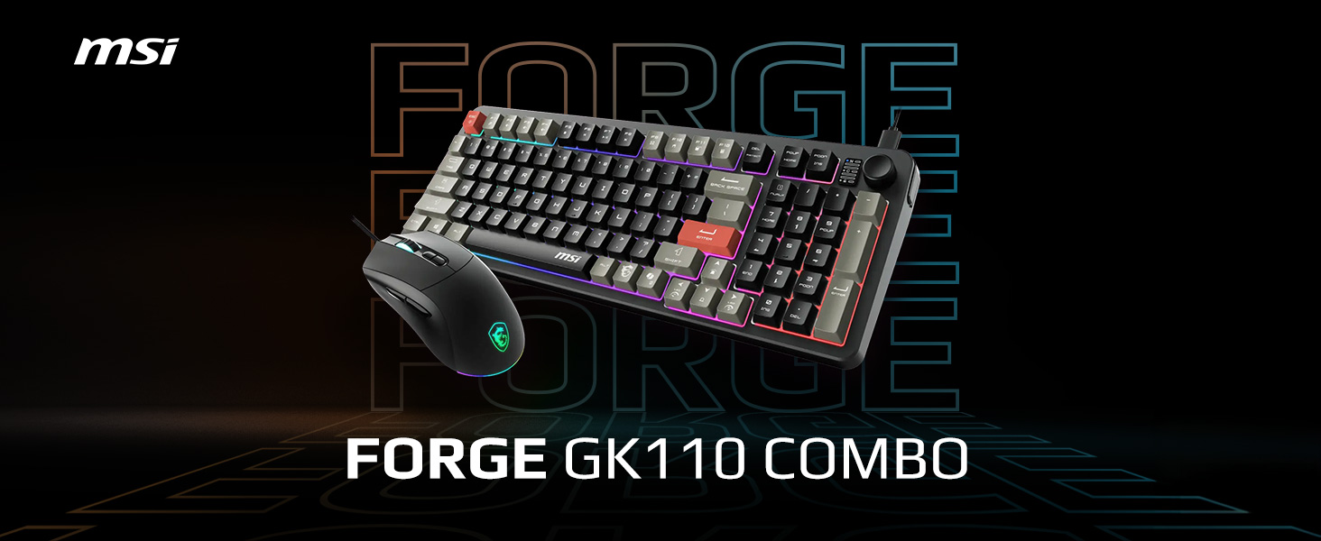 FORGE GK110 COMBO Keyboard and Mouse