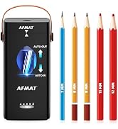AFMAT Electric Pencil Sharpener, Fully Automatic Pencil Sharpener for 6-12mm No.2/Jumbo Pencils, ...