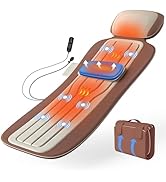 Full Body Massage Mat with Heat, Back Massage Pad with Lumbar Traction, Heating Pillow-Equipped, ...