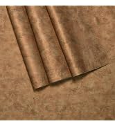 BAYYA Wall Paper Peel and Stick Modern Mid Century Modern Wallpaper Gold/Orange/Brown Industrial ...
