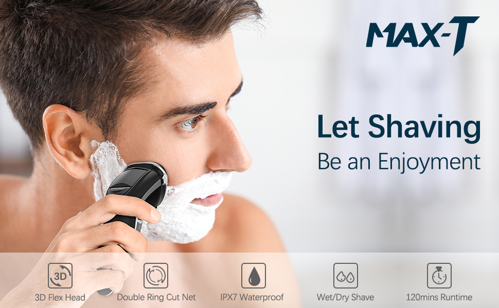 Wet Dry Rotary Shaver