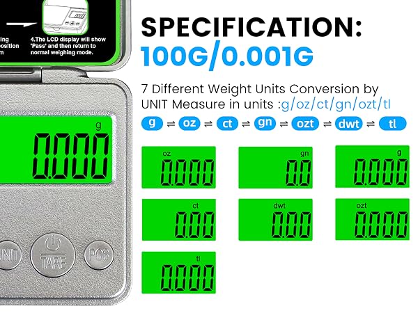 6 weight unit conversions