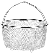 HAOHIZE Mesh Steaming Basket, Steamer Basket for Instant Pot Accessories Stainless Steel with Com...