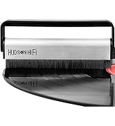 Hudson Hi-Fi Vinyl Record Cleaner Brush - Anti Static Brush for Vinyl Records - Gentle & Effectiv...