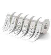 NIIMBOT D11 Label Maker Tape 6Rolls Adhesive Thermal Label Paper 0.47" X 2.95" (12 X 75mm) 95 Lab...