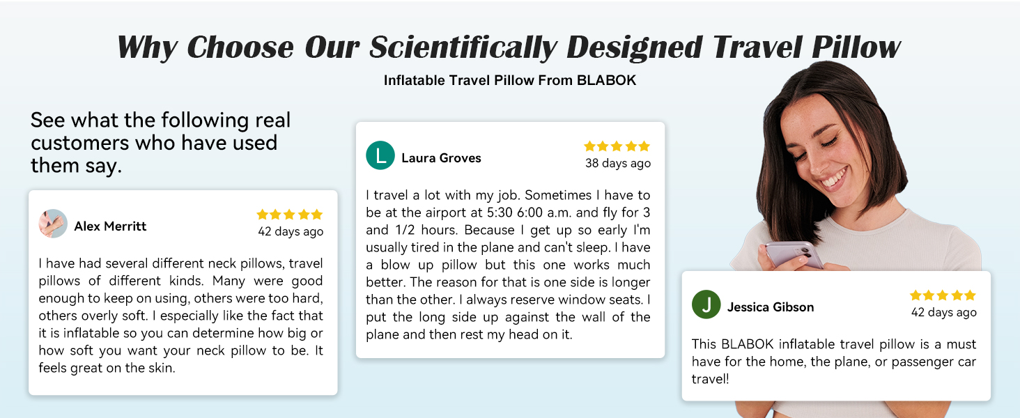 inflatable neck pillow