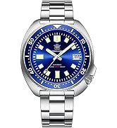 Steeldive Men Watch Automatic 1970 SD1970 Wristwatch NH35 Movement 200M Diving Watches