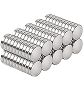 SMARTAKE 100 Pcs Refrigerator Magnets, Small Round Fridge Magnets, Multi-Use Premium Neodymium Of...