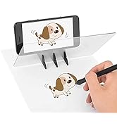 DIY Drawing Tracing Pad, Acrylic Comic Reflection Drawing Optical Drawing Board, Mobile Phone Tab...