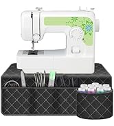 Boczif Sewing Machine Pad for Table, Sewing Mat with 4 Pockets Organizer Accessories Carrying Pad...