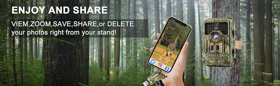 SD reader card viewer for trail camera