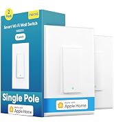 Meross Smart Light Switch Supports Apple Homekit, Siri, Alexa, Google Assistant & SmartThings, 2....