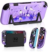 Gurgita Dockable Case for Nintendo Switch 2 - Cute Cool Cartoon Design Soft TPU Grip Cover for Jo...