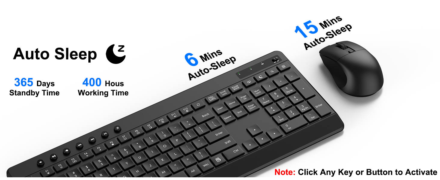 EDJO wireless keyboard and mouse