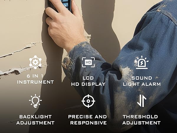 Inductive moisture detector