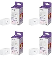 WiZ Smart Plug- Sunset to Sunrise Automation + Motion Detection + Control with Voice or App, Comp...