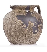 Rustic Vase with Handles, Farmhouse Vase for Home Decor, Terracotta Vase and Vintage vase, Vintag...