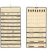 DTCSWACN Hanging Jewelry Organizer,Accessories Organizer,48 Pocket Organizer for Holding Jewelrie...
