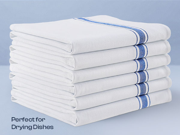 bulk tea towels for cleaning dishes, kitchen countertop, home, bar