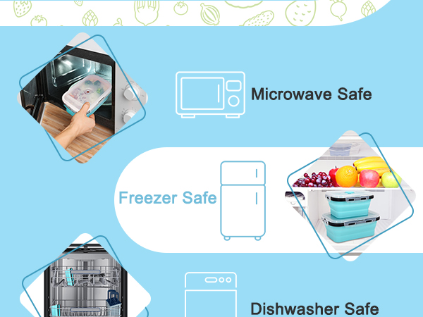 collapsible food contaniers