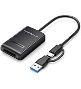 M.2 NVMe&SATA Reader ,M.2 SSD to USB A C Reader Adapter for (M Key, B+M Key) NVMe and SATA NGFF S...