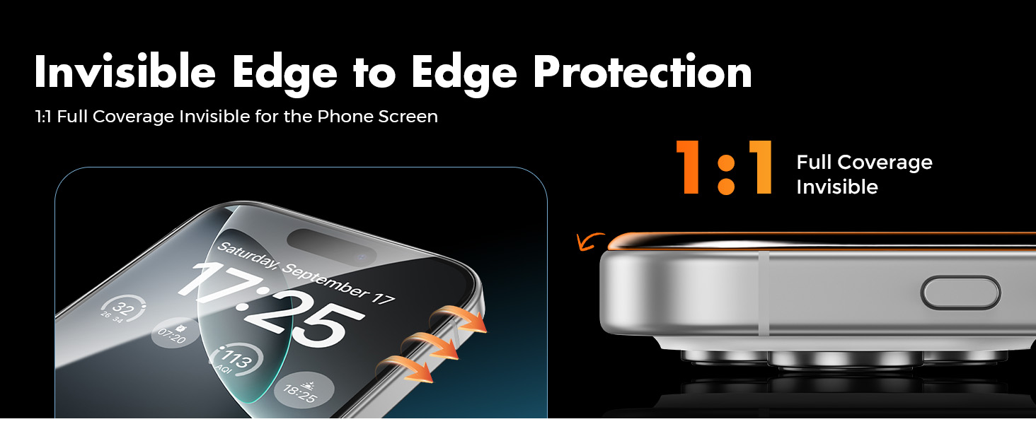 iPhone 16 Pro Max Screen Protector Tempered Glass