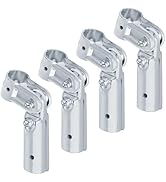 Fanmao 4 Sets Adjustable Angle Pipe Clamp Connectors for 1" EMT, Structural Pipe Fitting, 3/32" T...