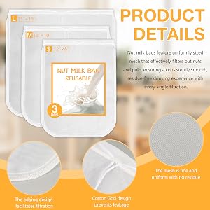 food strainer fine mesh nylon cheese cloth bag