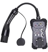 Yoidesu EVSE Test Adapter, Voltage Tester for EV Charging Station Testing with Type 2 Plug, Rotat...