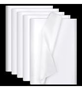 Phinus 140 Sheets White Tissue Paper, 14 x 20 Inches Tissue Paper Bulk, Wrapping Tissue Papers fo...
