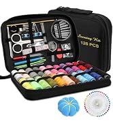Marcoon Sewing KIT, DIY Sewing Supplies with Sewing Accessories, Portable Mini Sewing Kit for Beg...