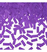 1.2LBS Confetti, Purple Biodegradable Confetti - Rectangular Fluttering Tissue Paper Confetti for...