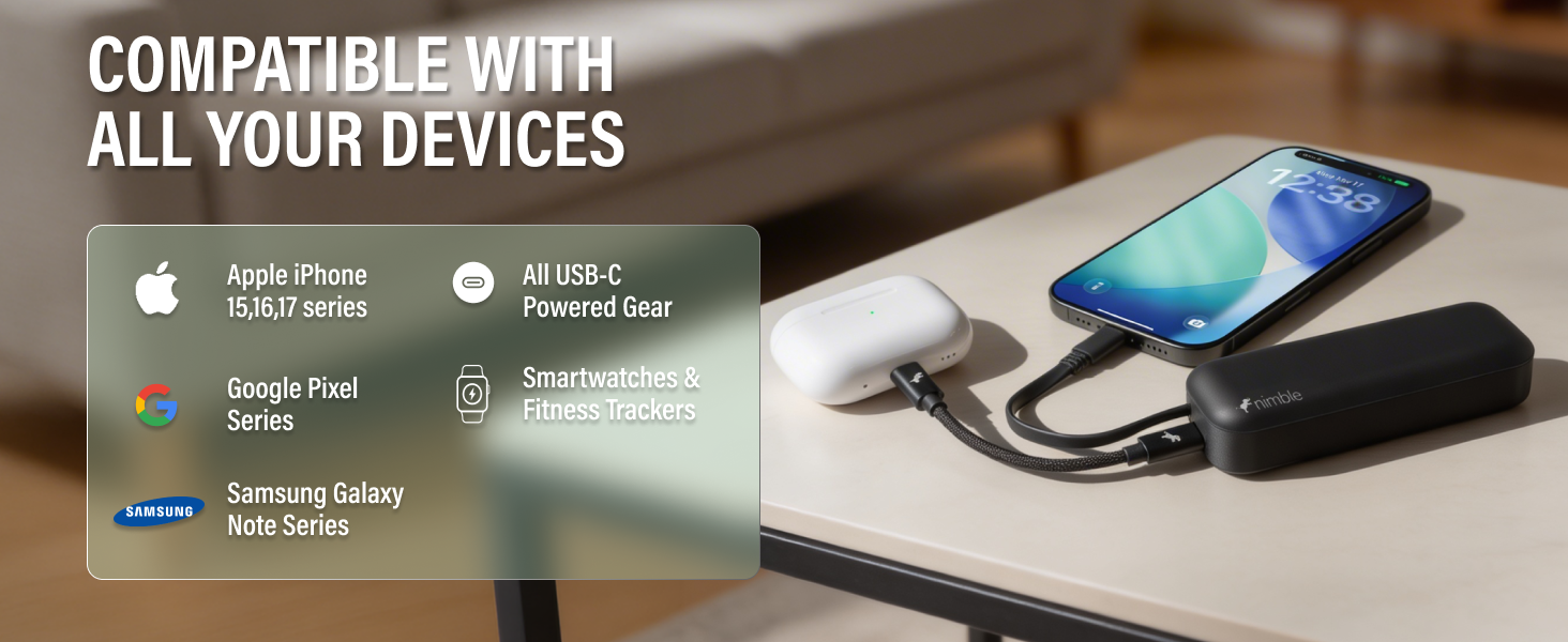 5,000mAh Pocket-Size Backup Power