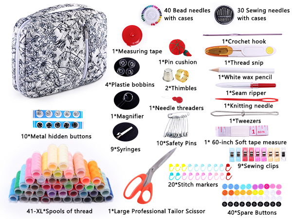 Complete Sewing Kit for Adults