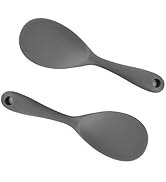 Rice Paddle, Silicone Rice Spoon Non Stick Rice Scooper Heat Resistant Kitchen Gadge Rice Spoon P...