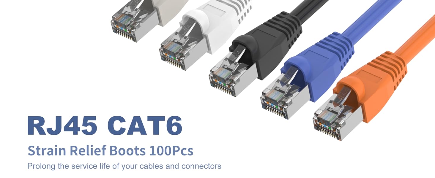 RJ45 STRAIN RELIEF BOOTS