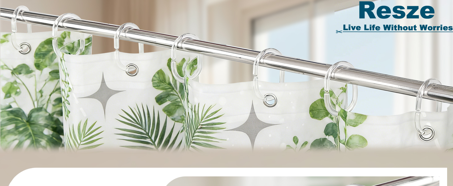 shower curtain hooks