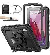 SEYMAC stock Case for Lenovo Tab M9 (TB-310FU) 2023 with Screen Protector, Drop-Proof Protection ...