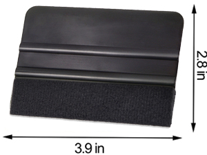 Plastic Felt Edge Vinyl Squeegee
