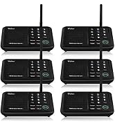 Wuloo Intercoms Wireless for Home 5280 Feet Range 10 Channel 3 Code, Wireless Intercom System for...