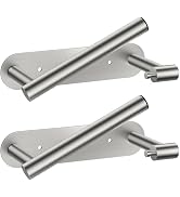 FORIOUS Toilet Paper Holder, Adhesive or Screw Wall Mount Pivoting Tissue Roll Holder for Bathroo...