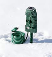 DEWENWILS Outdoor Power Strip Timer with Photocell, Weatherproof Countdown Light Control, 6 Outle...