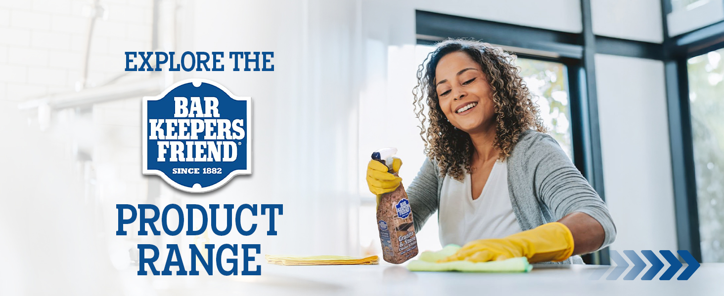 Bar Keepers friend premium cleaning cookware bathrooms kitchens stainless steel product range