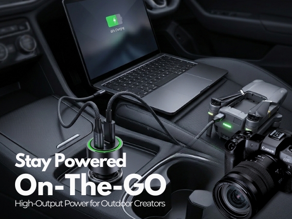 USB-C Car Charger for Drones