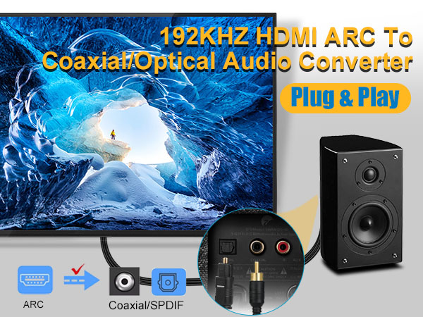ARC TO COAXIAL/SPDIF