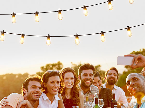 patio string lights
