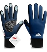 Bruvoalon Winter Gloves for Women & Men, 3M Thermal Insulation, Lycra Fabric, Touchscreen, Anti-Slip