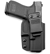 GRITR IWB Kydex Right/Left Hand Gun Holster Compatible with Glock 19 (Gen 1-5, G26/G19x/G17/G45/G...
