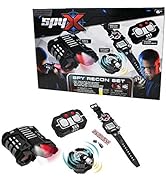 SpyX Recon Set - includes Night Nocs + Voice Disguiser + Recon Watch + Motion Alarm. Perfect for ...