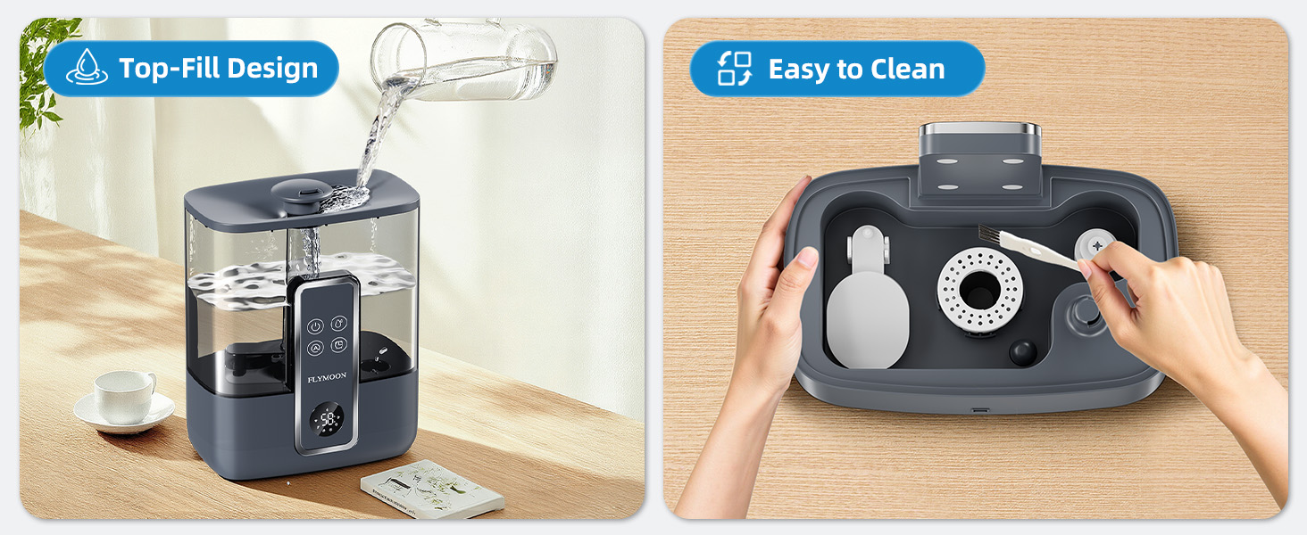 top fill humidifier